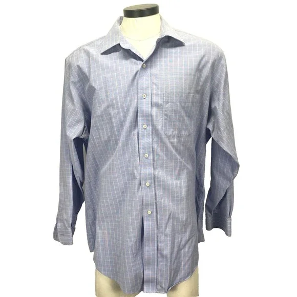 green emerald velvet dress Mens Slim Fit Melon Orange Check Spread Collar Stretch Cotton Blend Dress Shirt, 15 1/2 / 32/33